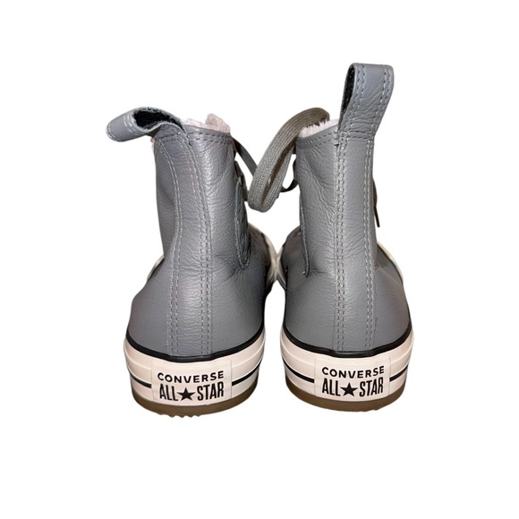 WRn1X CONVERSE ALL STAR Leather fur hiker boots men’s size 7 women's size 9 - Picture 16 of 17